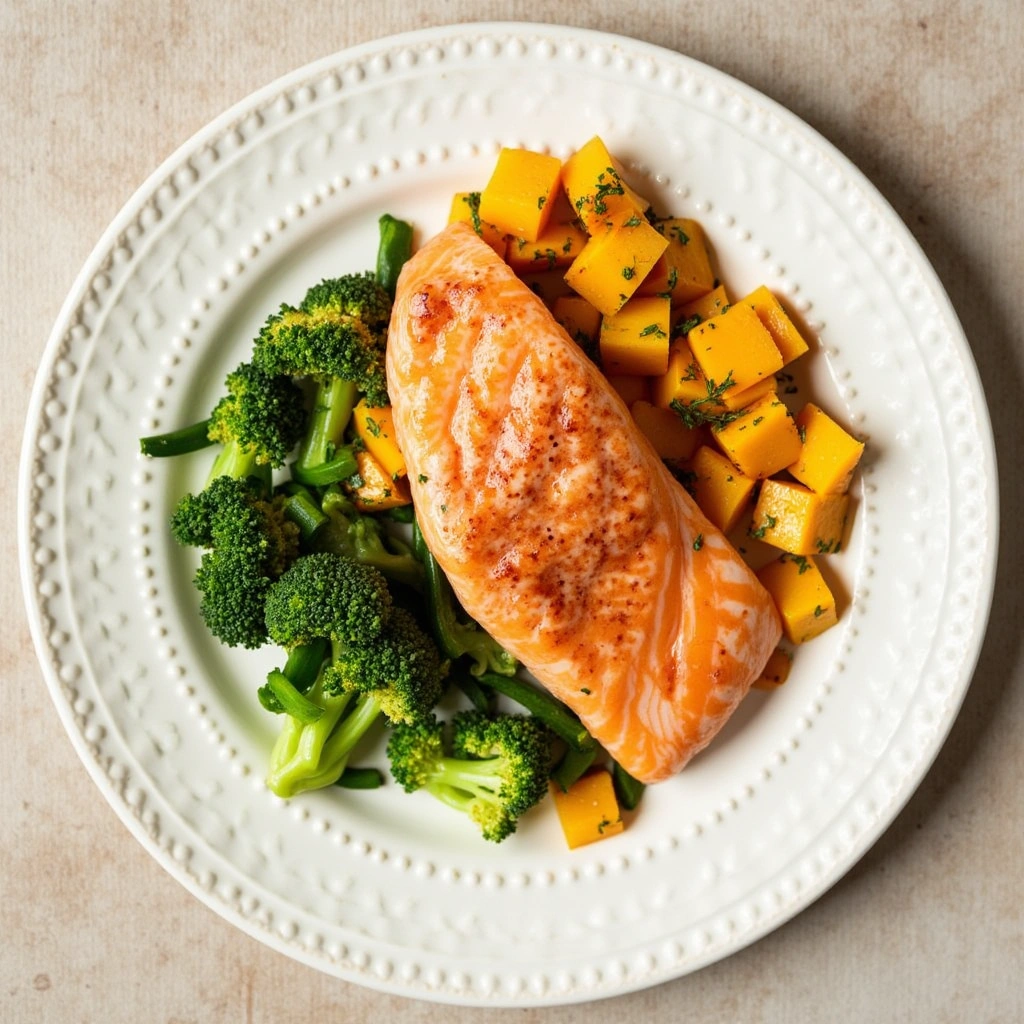 Salmon & Pumpkin Skin-Boosting Meal